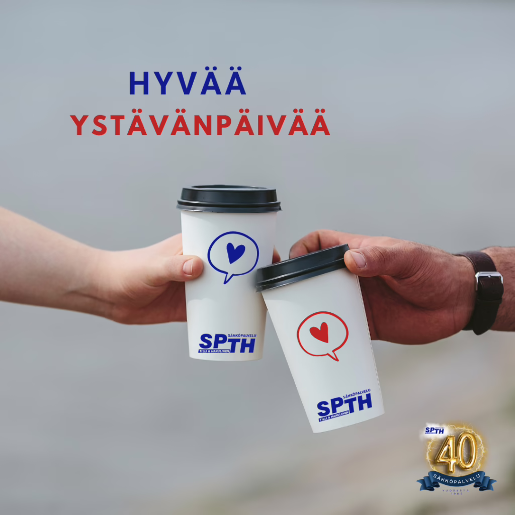 Hyvää ystävänpäivää kahvikupit. Haiku Creative